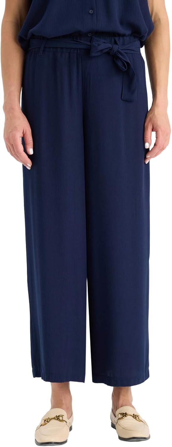 DeFacto Culotte Geniş Paça Krinkıl Viskon Kapri C9565AX25SM Kadın