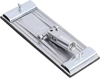 No-flip Pole Sander Head for Hicarer Drywall Featuring Quick Release Clips, Universal Coarse Thread, and Male Threaded Design for Wall and Ceiling Sanding, Head Only