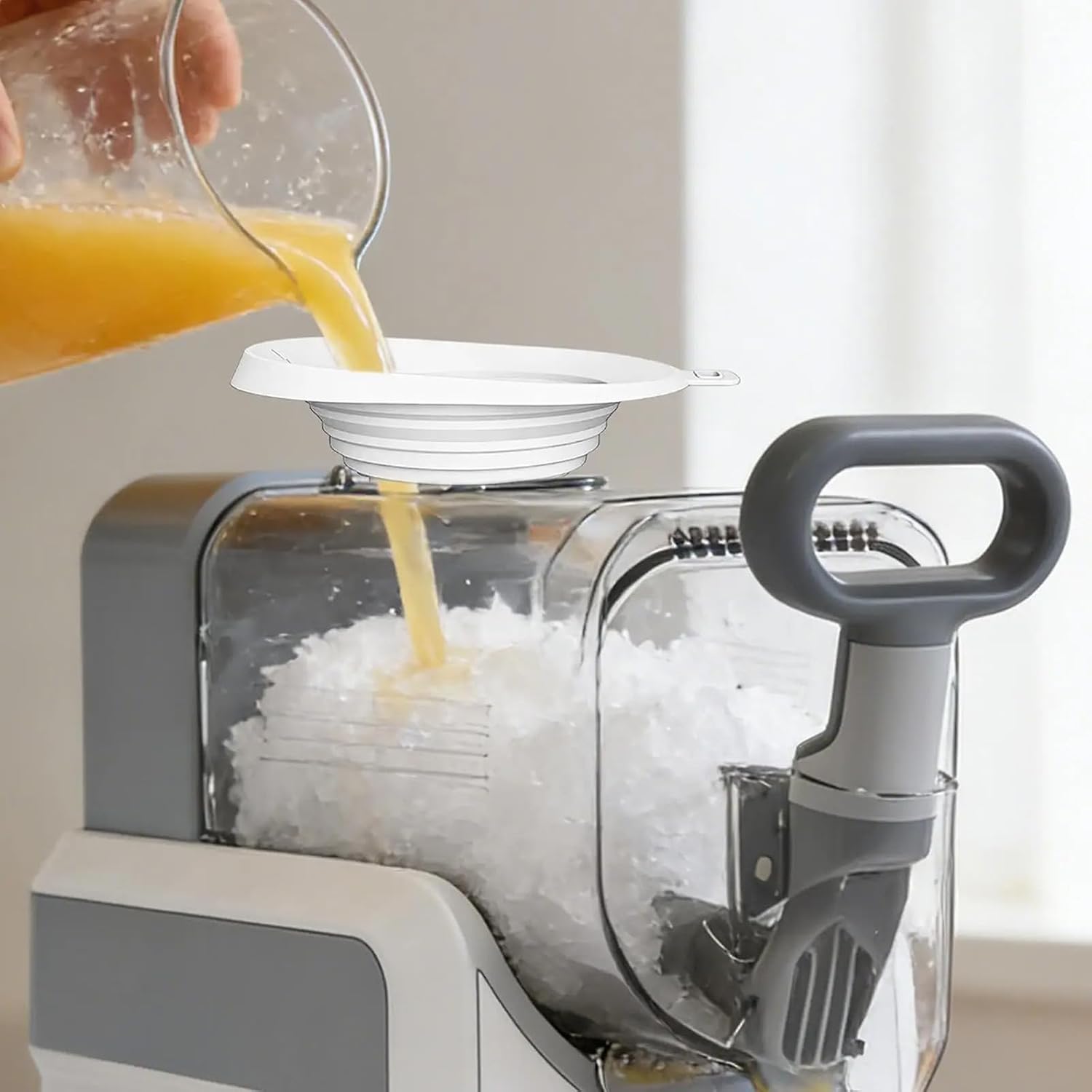 Efficiency Juicer Spout Cover Quick Juices Machine Cover Fluids Dynamics Reduces Splash Easy Installation Soldier Combiner Parts and Accessories