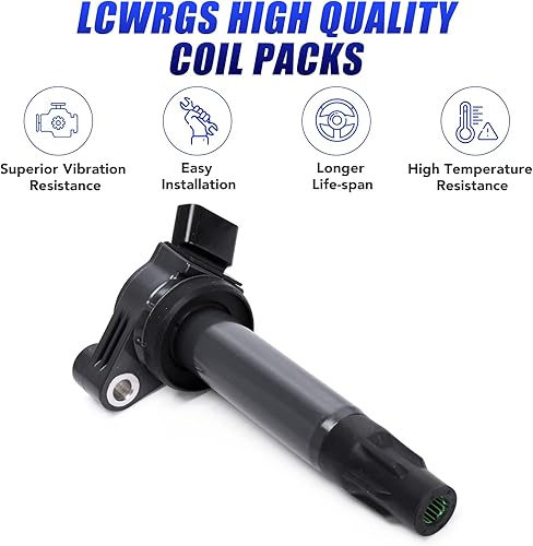 Miniatura 2 de Juego de 6 bobinas de encendido para Toyota Sienna Highlander Solara Lexus RX330 ES330 RX 330 ES 330 ES 330 bobinas 3.3L sustituye a UF506