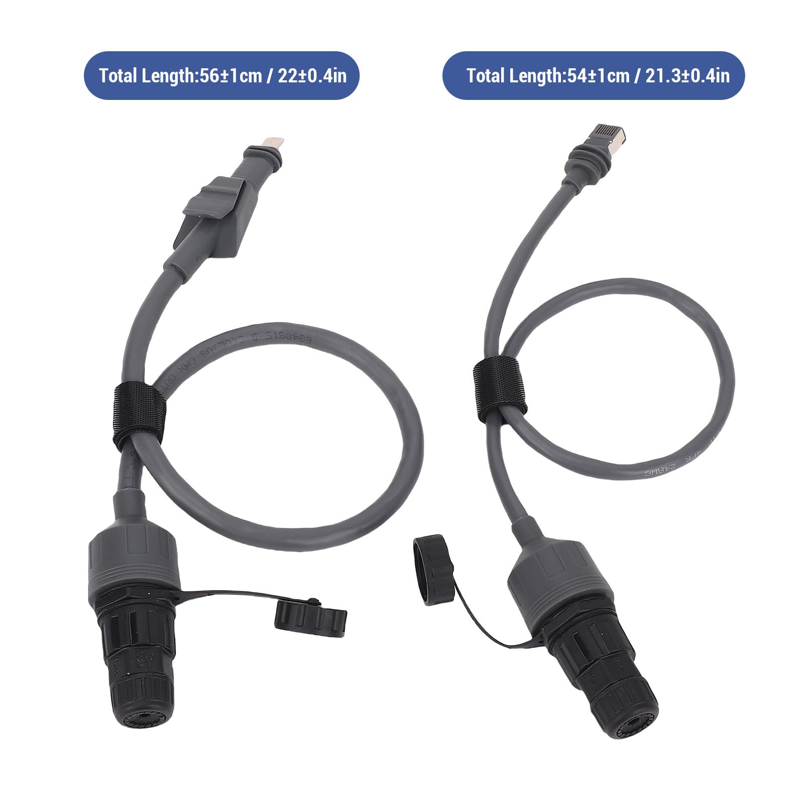 Adapter SPX do RJ45 Ethernet do Płaskiego, Wodoszczelnego Złącza Typu Plug and Play, Kabel Ekranowany 1200Mbps do Osłony i Routera, Stabilne Połączenie, do Użytku na Zewnątrz