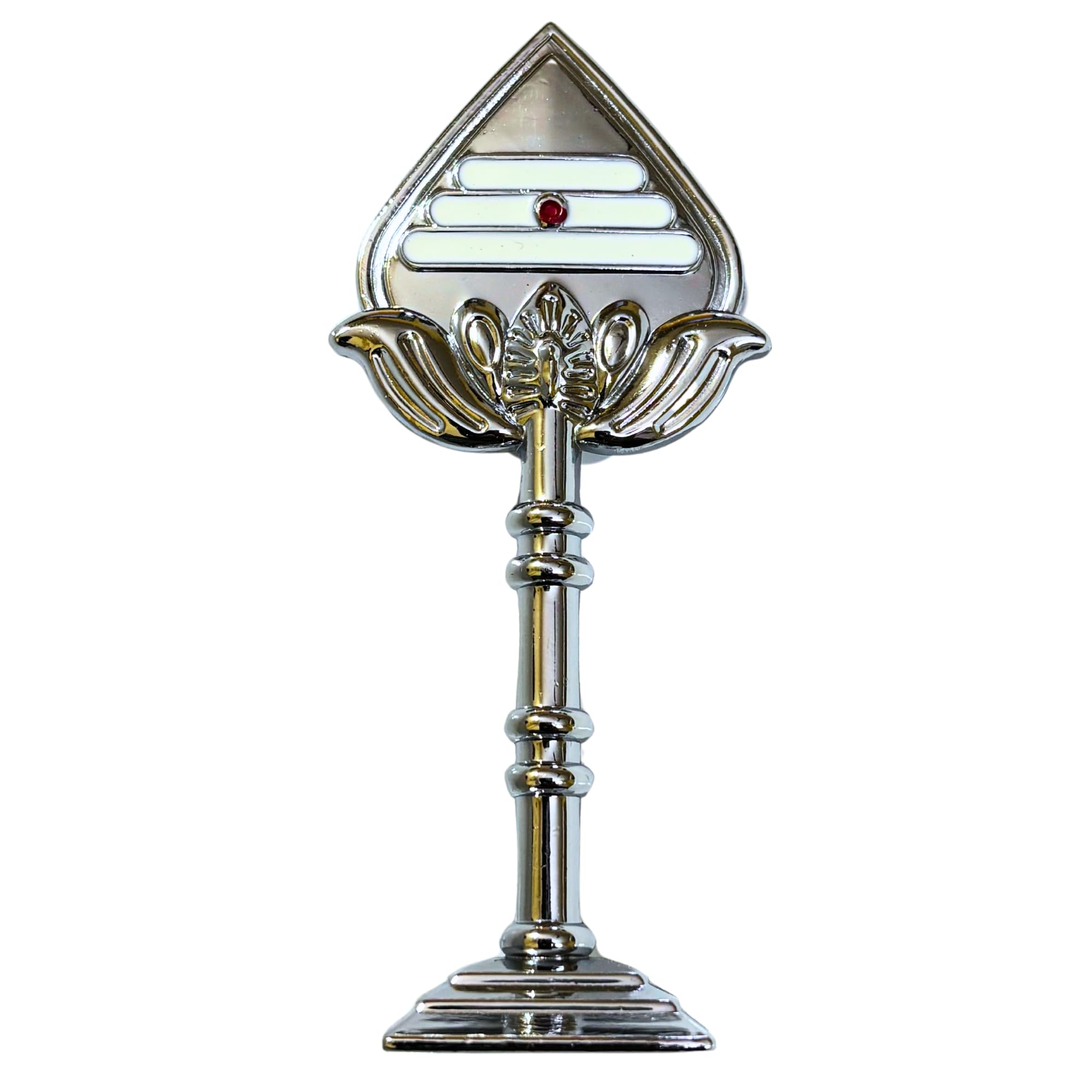 EDZZEL Murugan OM Vel Decorative Showpiece – Table & Car Dashboard Decor | Hindu Spiritual Symbol for Home, Office, Pooja