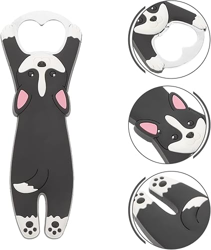 Miniatura 9 de SOLUSTRE Abrebotellas magnético en forma de perro, abridor de botellas magnético para nevera, abridor de botellas, perforador de botellas,