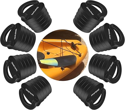Kit de tapones para kayak, tapones de drenaje con mango de silicona, tapones universales para kayak para sentarse en la parte superior de kayak,