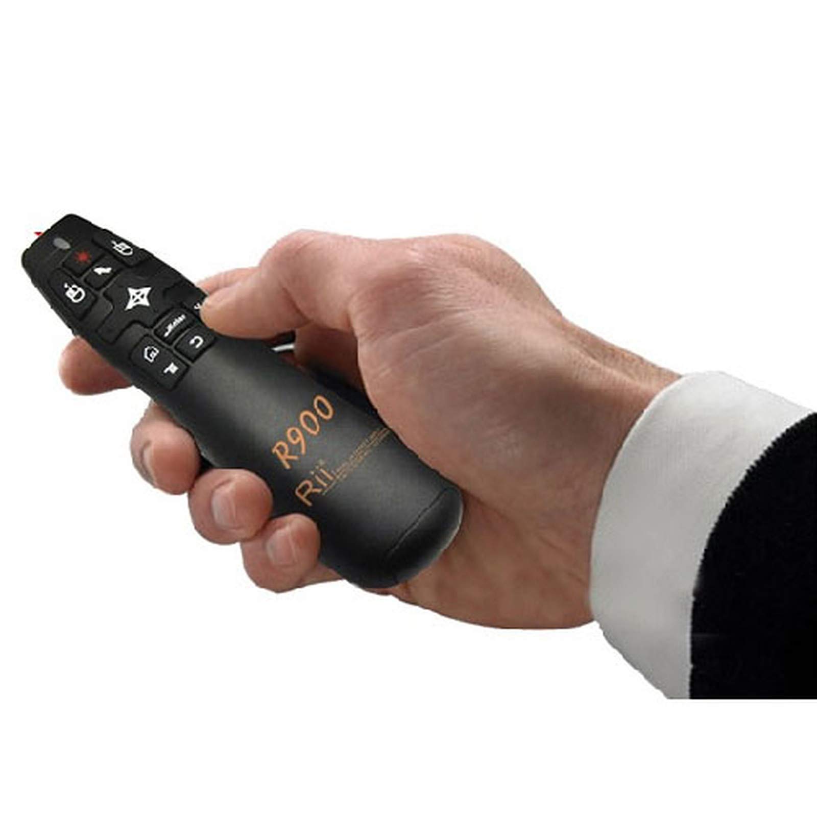 Riitek Rii Mini R900 Wireless - Telecomando con Air Mouse giroscopico per Smart TV, console (PS3 - Xbox 360), PC (Windows - Mac - Linux) e tablet Android
