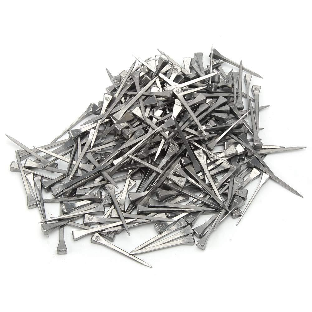250 pezzi/scatola in acciaio a basso tenore di carbonio E4 per chiodi a ferro di cavallo, accessori per attrezzature e utensili per cavalli