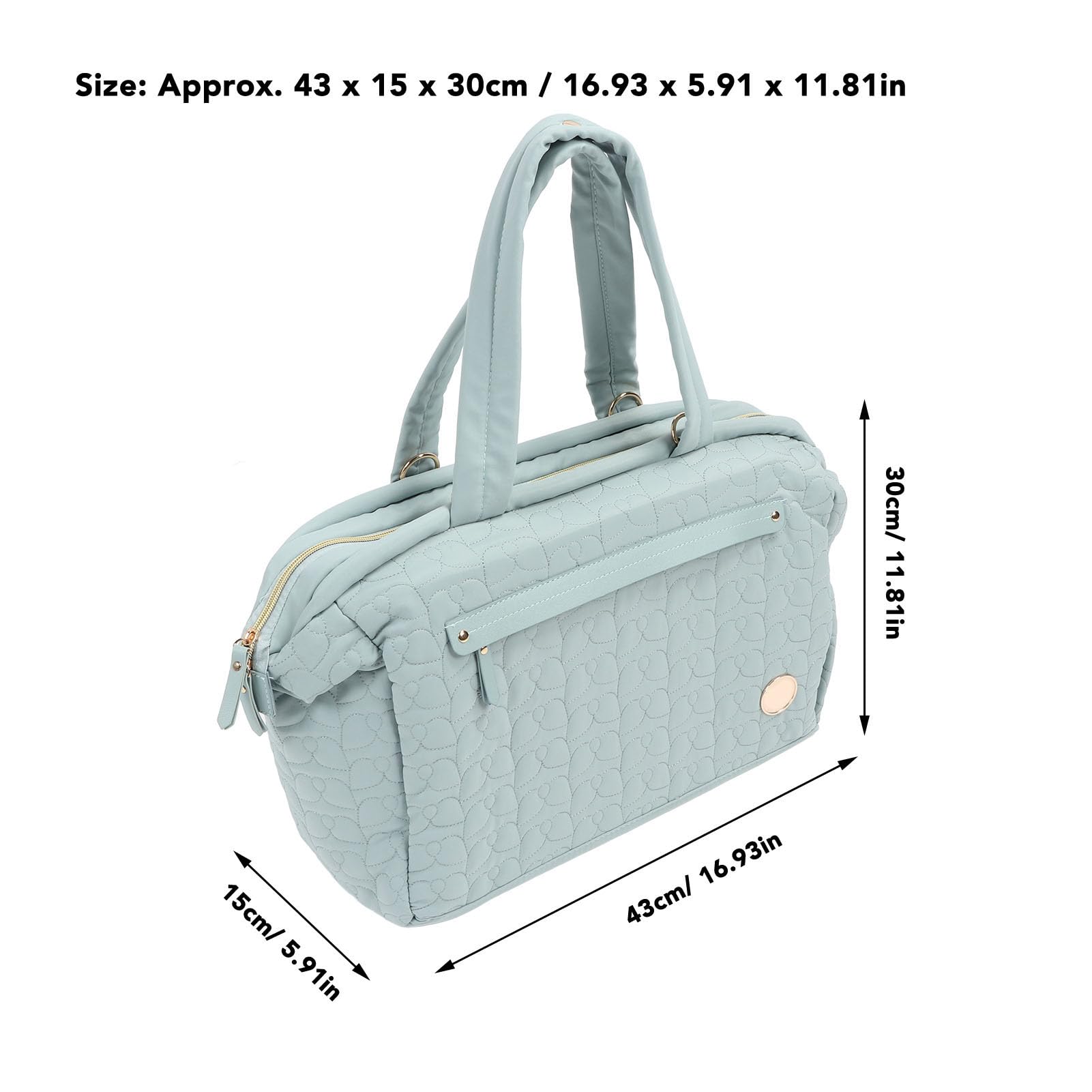 Gugxiom Borsa per Pannolini - Borse per Pannolini con Custodia per Ciuccio, Spallacci, Clip per Passeggino, Borsa per Mamma Grande Borsa per maternità Borsa da Viaggio per Mamma e papà
