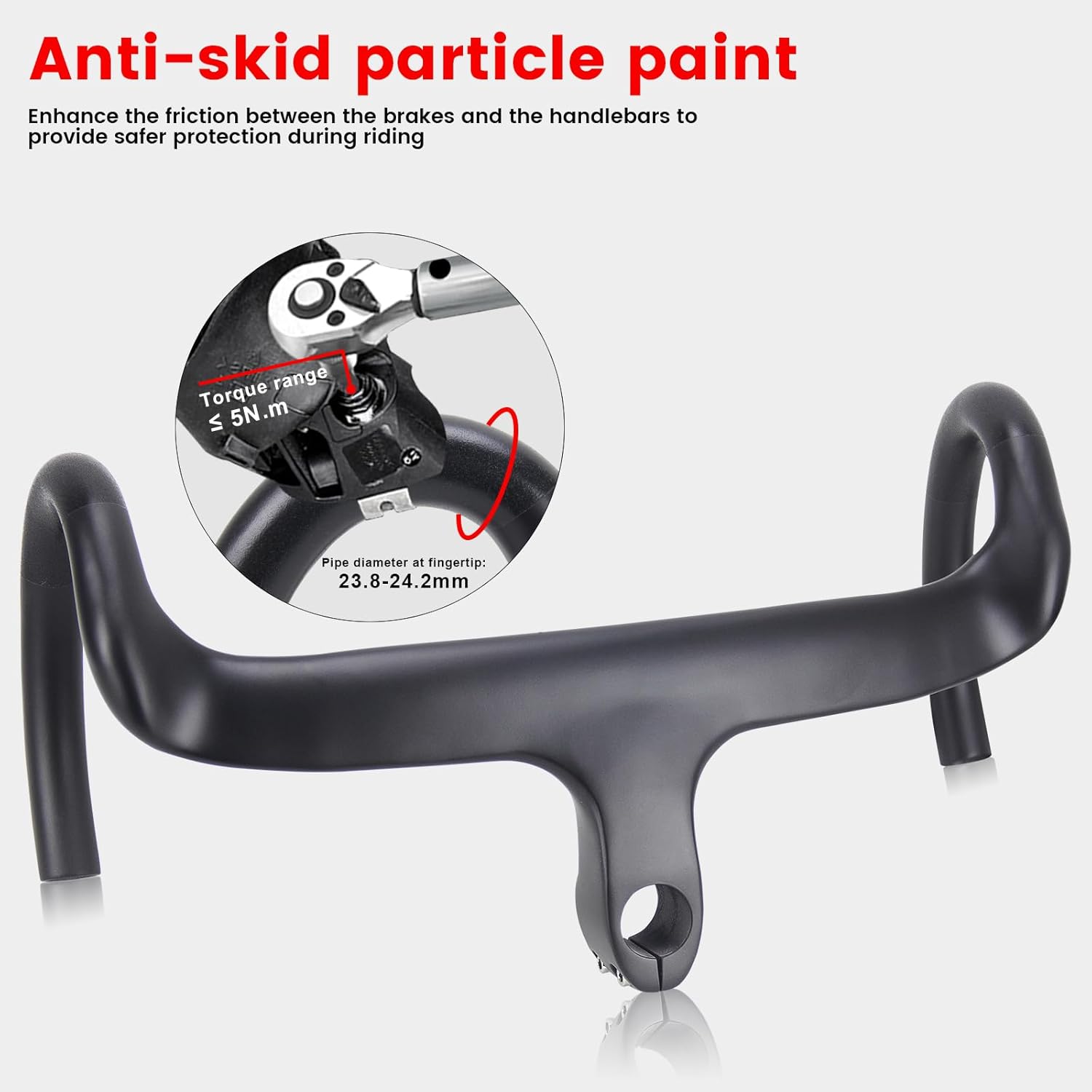 RXL SL carbon fiber road bike bars with integrated stem integrated handlebar carbon road bike handlebars drop handlebar 1-1/8"(28.6mm) 3K Glossy/Matte drop handlebars 400/420/440 90/100/110/120