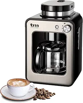 TMPCF020S Mini cafetera de Goteo 4 Tazas 6 Cups Acero Inoxidable
