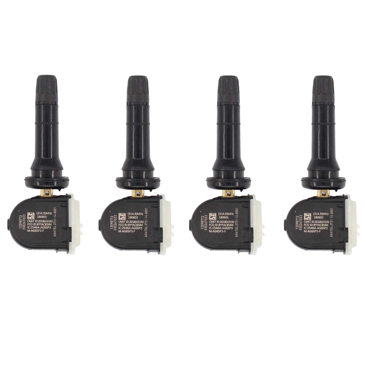 NewYall Pack of 4 315MHz TPMS Tire Pressure Monitoring System Sensor