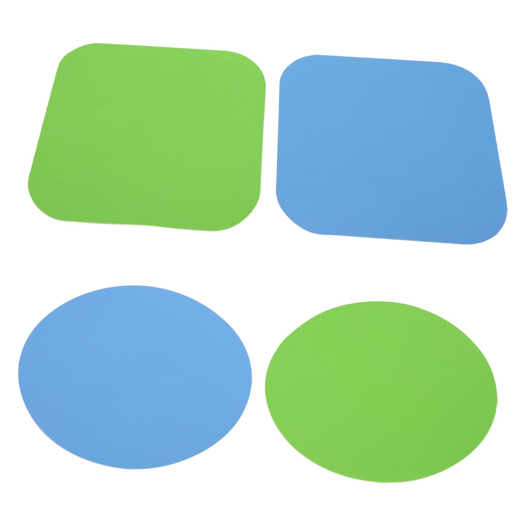 HEALLILY 4pcs Jar Gripper Pads Rubber Jar Opener for Weak Hands - Kitchen Mats Non- Grip for Opening for Seniors Everyday Use