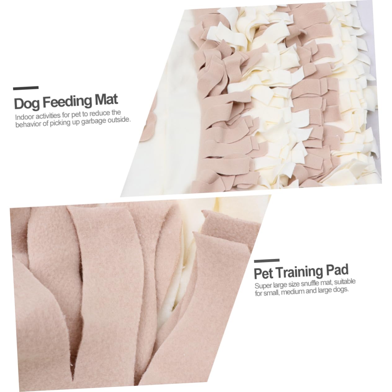 Tapis de Fouille pour Chien en Peluche, Lavable, pour Activités Intérieures, Aide à Stimuler L’odorat Réduire Le Stress chez Petits et Grands Chiens