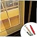 SHINEOFI 1Set Window Screen Repair Tool Kit with Bearing Rollers Removal Hook Durable Window Screen Accessories for Easy Installation and Replacement of Damaged Screens