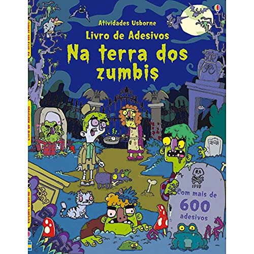 Na terra dos zumbis : Livro de adesivos