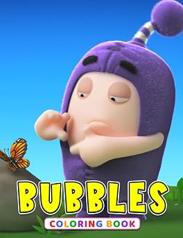 Bubbles Coloring Book Stranger Friends with Color Pages to Draw for Toddler and Kids | With High-Quality Pictures and More Pages for Relaxation