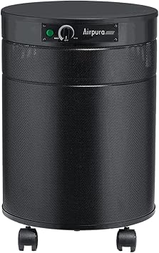 Airpura UV614 Air Purifier for Home with Super HEPA Filter Helps to Eliminate Thousands of Airborne Particles from Air - Black
