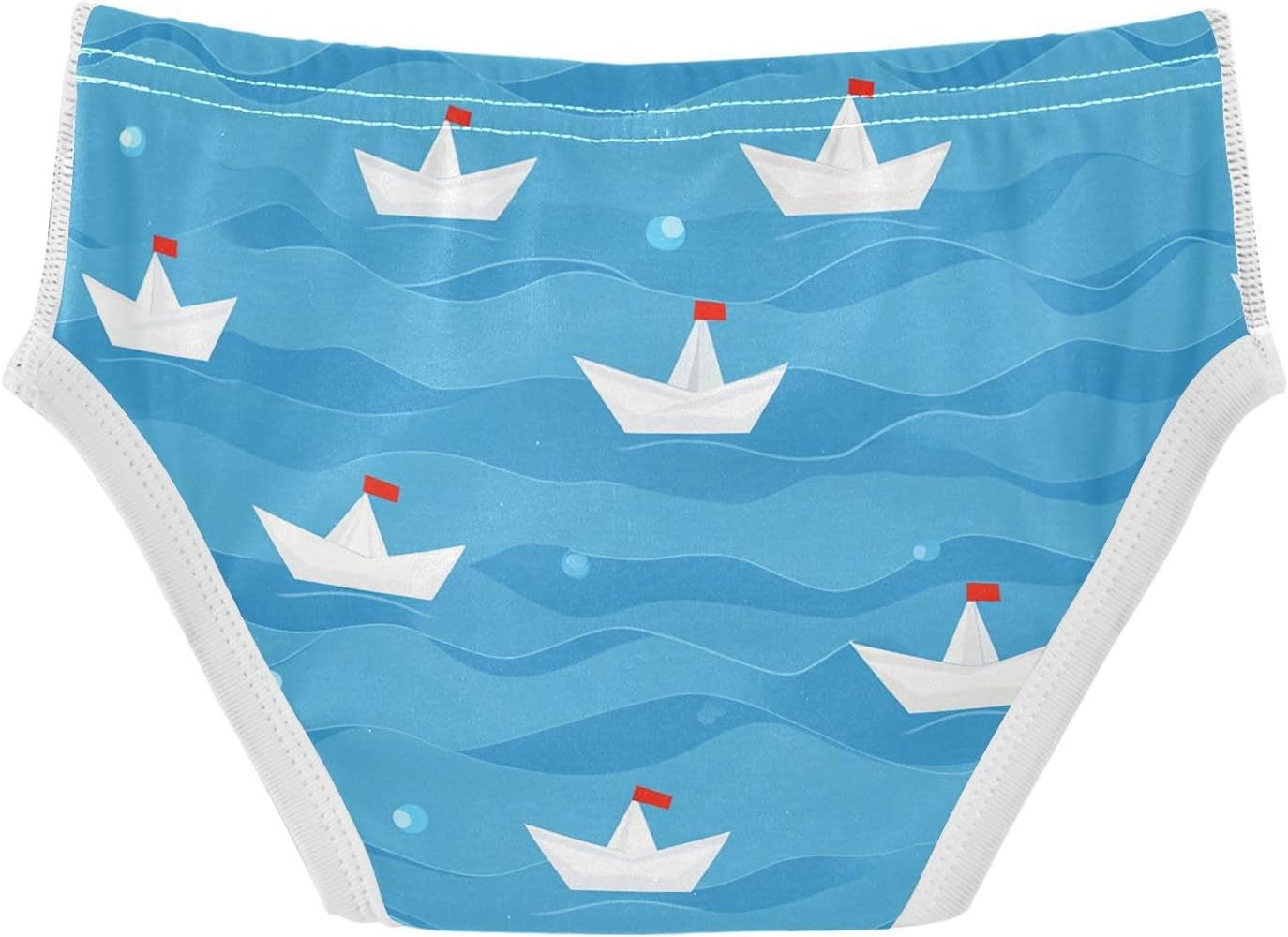 visesunny Paper Boat Potty Training Underwear Boys Toddler Cotton Soft Brief Size 2T-8Y for Kids 2-8Y