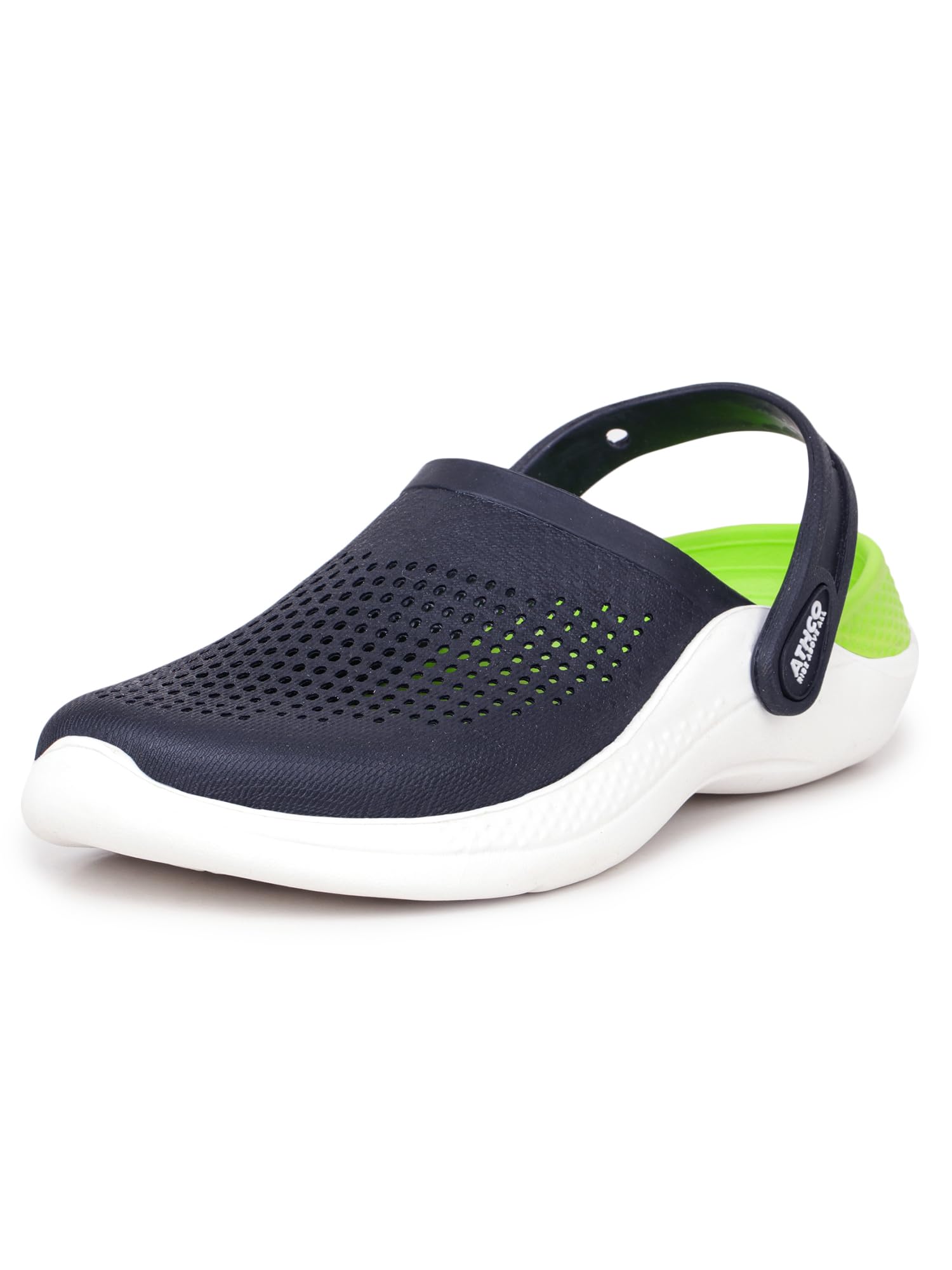 Buy ATHCO Men's Avatar Clogs (Black/Lime, 8 UK) - Image 1