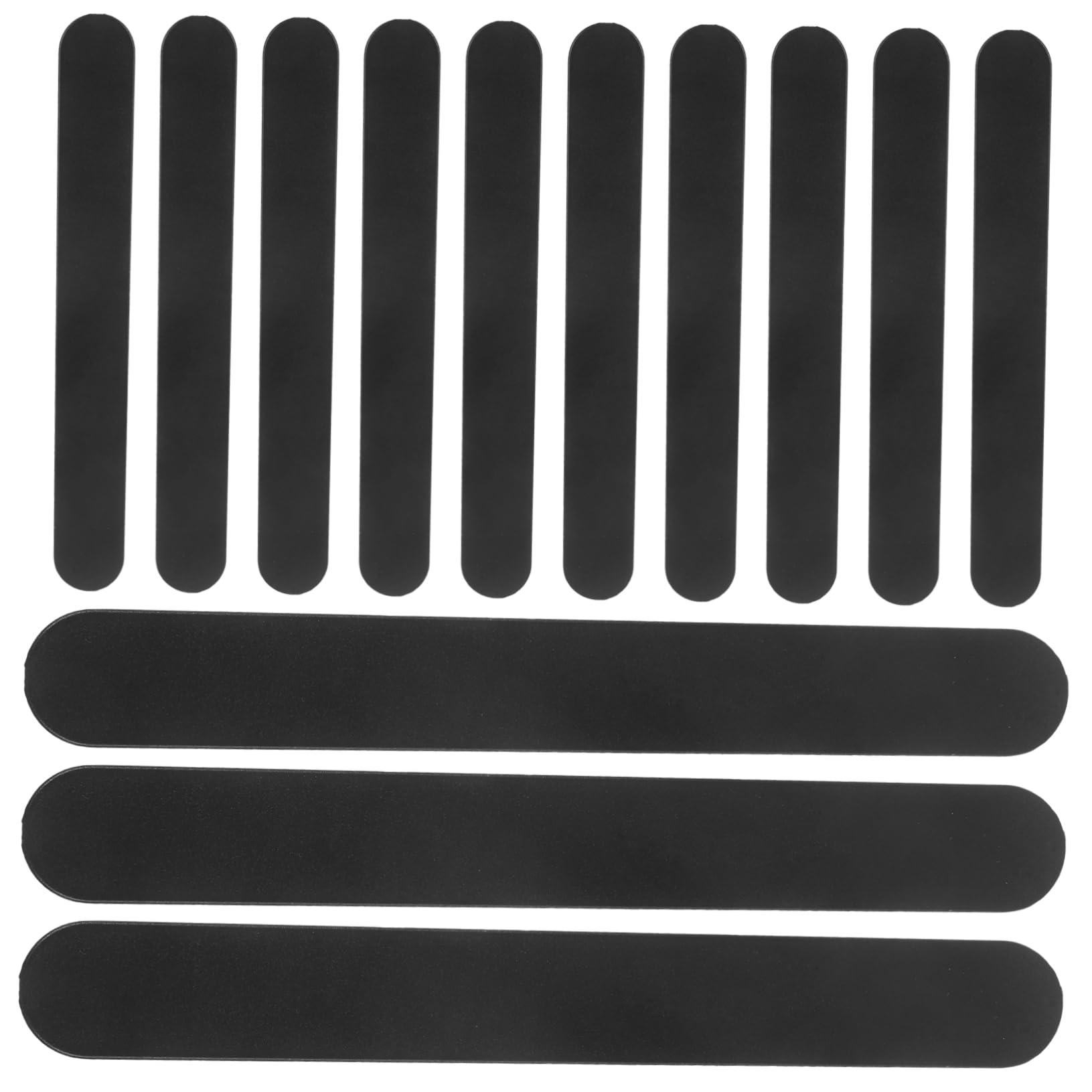VILLFUL 25 Pcs Spatula Scraper Depressors for Oral Care Oral Care Sticks Plastic Black