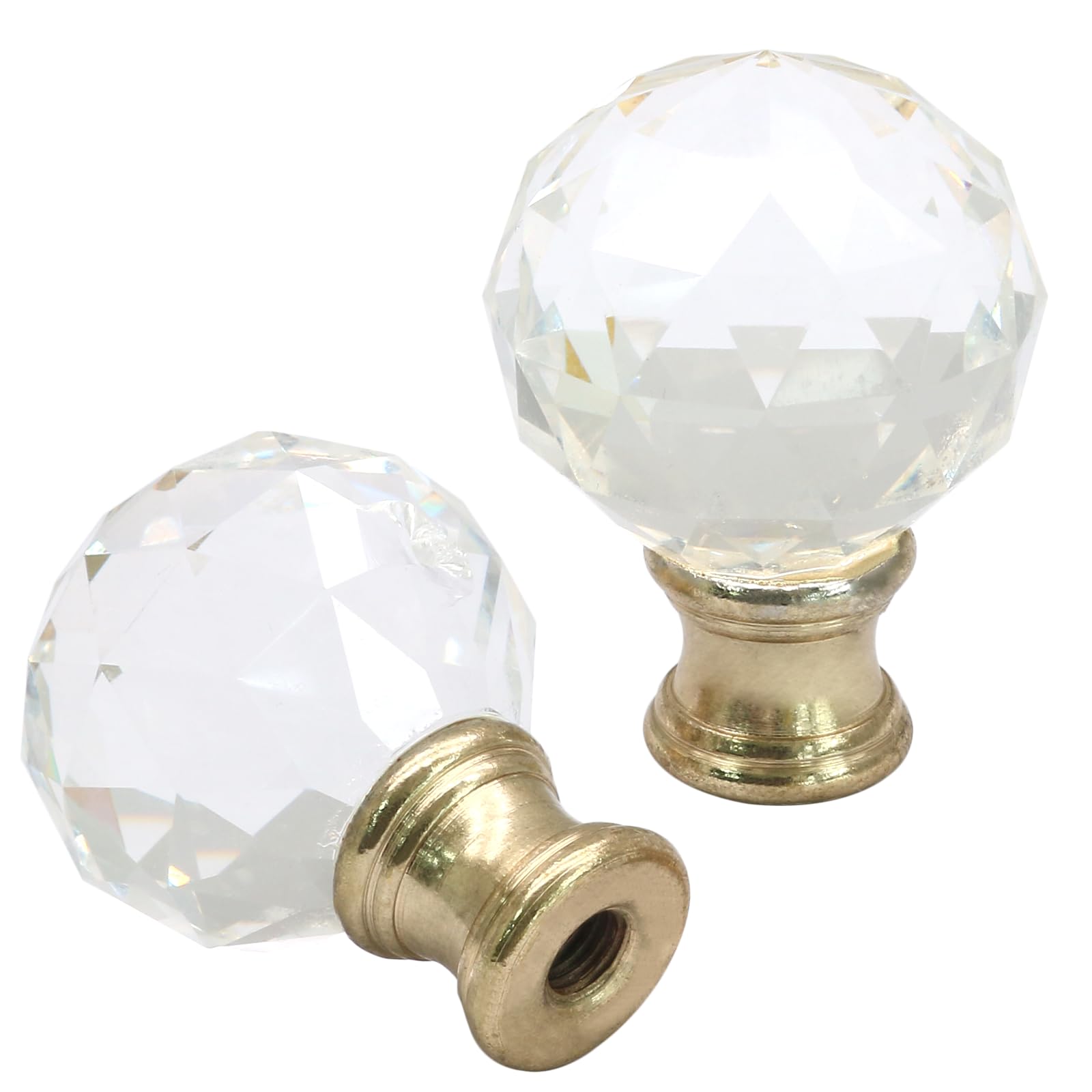 Biaungdo 2 Pack Crystal Lamp Finial - lighting accessories | Mubboo