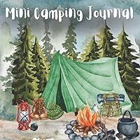 Vista 1 de Mini Camping Journal Keep Track and Record All of Your Camping Journeys in Small Log Book!