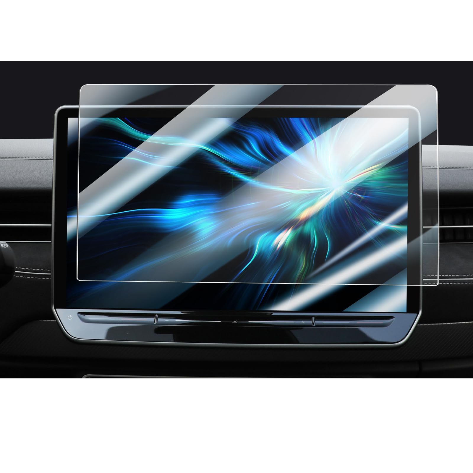 CDEFG Compatible con VW Tayron 2025 2026 Navigation Protector de pantalla de vidrio templado de 15 pulgadas Discover Pro Max resistente a los arañazos GPS 9H Protector de pantalla Auto Navi Protector