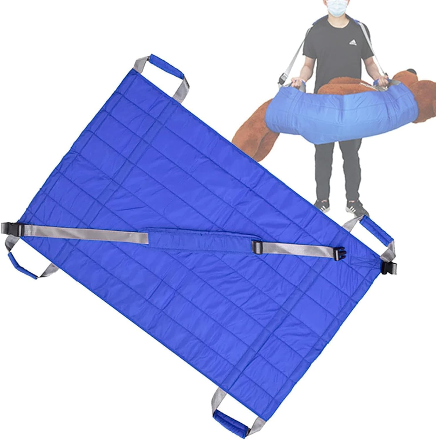 Tavole di trasferimento per pazienti Anziani, Cintura per Letto elevatore Medico, Cuscinetto di Posizionamento per pazienti con Tracolla, Cuscinetto di trasferimento Riutilizzabile