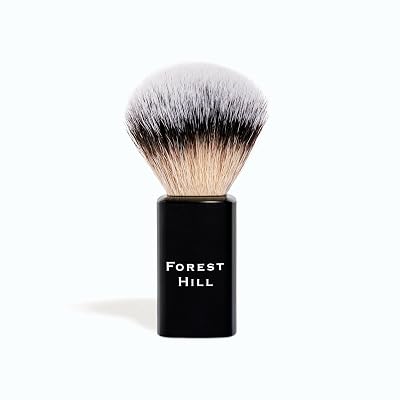 Forest Hill Premium Lincoln Shaving Brush For Men, Super Soft Bristles & Ergonomic Design, Compact & Easy Grip, Ideal Fo