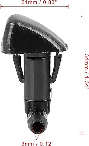 Miniatura 3 de X AUTOHAUX 2 unids 76810-SDA-A11 Limpiaparabrisas Boquilla Spray Jet para Honda Civic Odyssey Accord Element