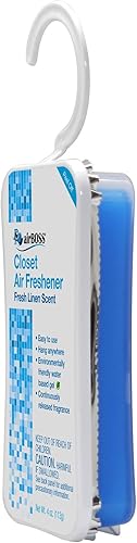 Miniatura 8 de Ambientador para armario, libera continuamente fragancia, lino fresco, colgador de 4 onzas (paquete de 6)
