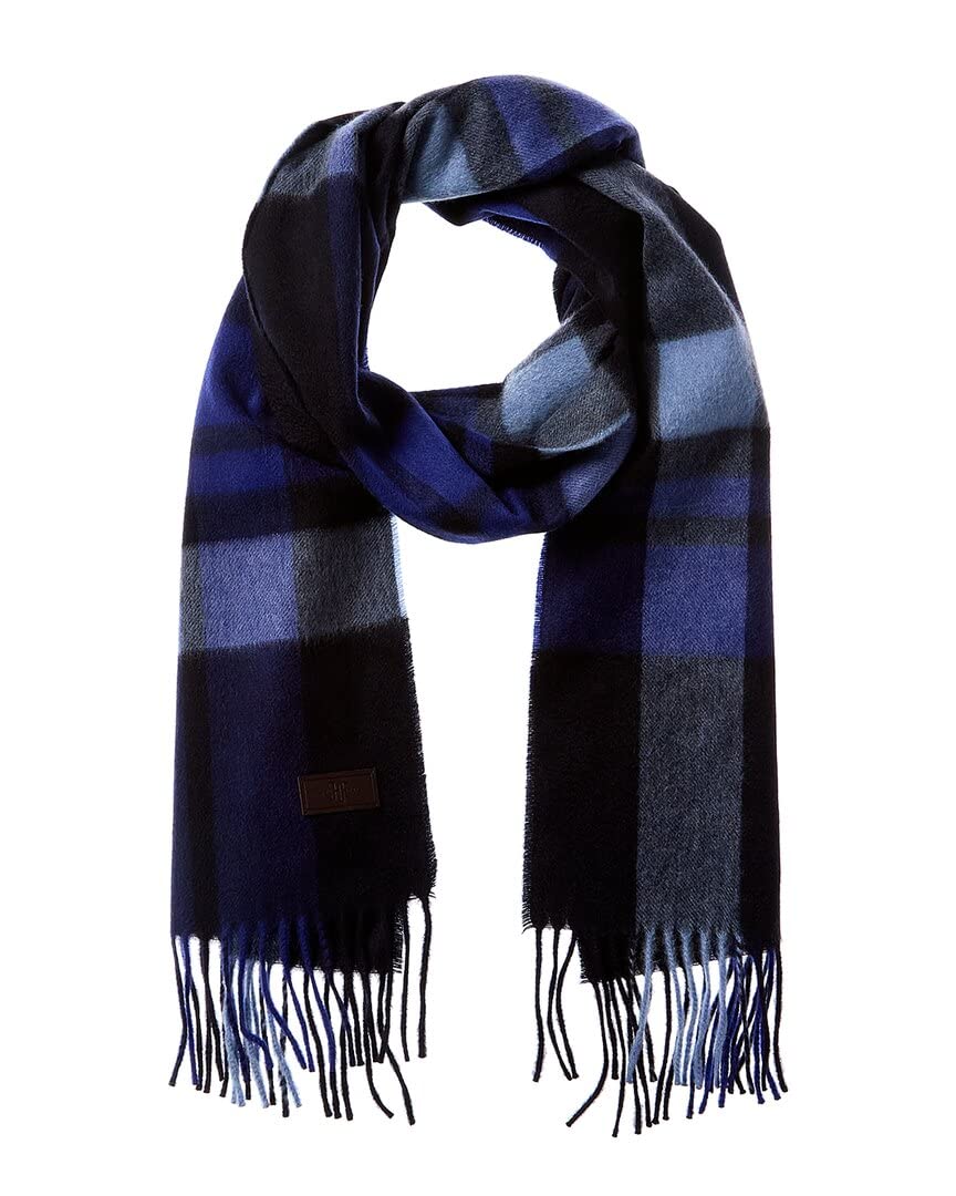 Hickey Freeman Patterned 100% Cashmere Scarf for Men