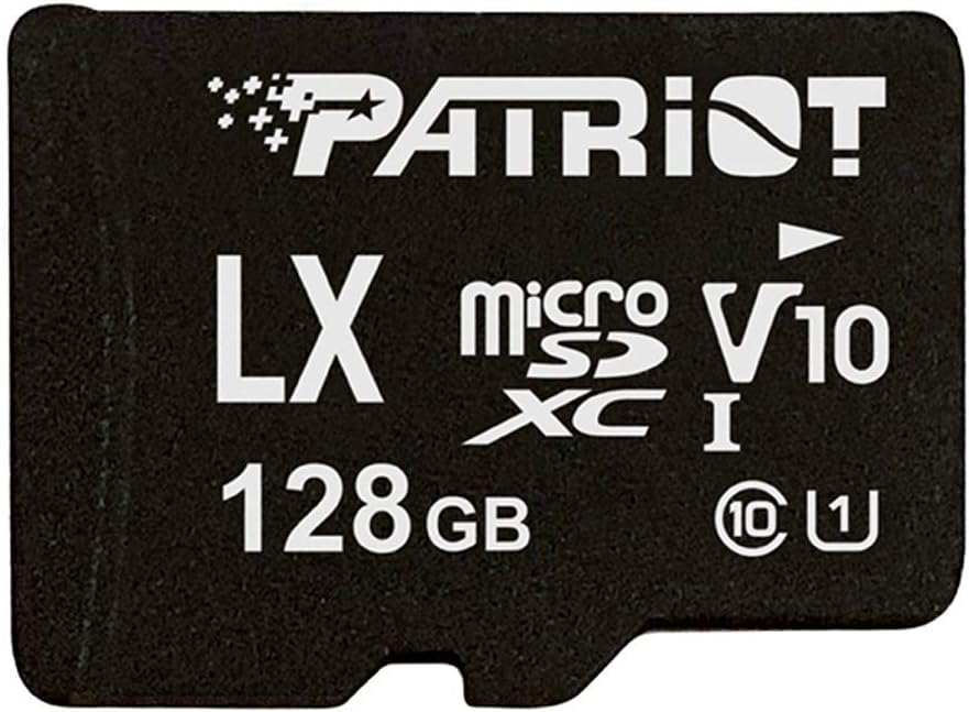 Patriot Memory 128GB V10 Micro SD Card SDXC for Cameras, Phones, Tablets - PSF128GLX1MCX