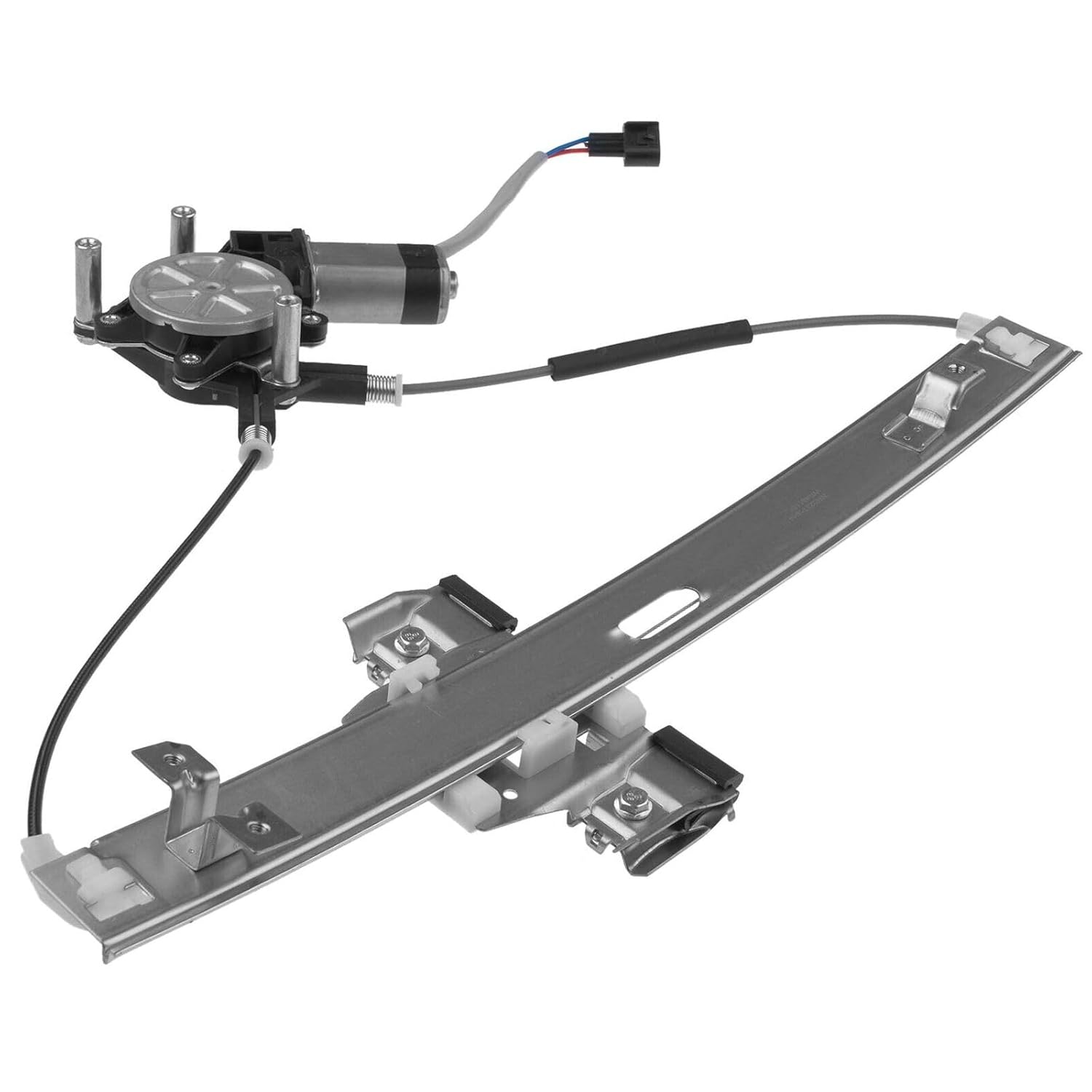 Power Window Regulator with Motor Front Right Metal and Plastic for Dodge for Dakota 3.7L/4.7L 2005-2010,for Mitsubishi for Raider 4.7L 2006-2007 & 3.7L 2006-2009 2-Pin Plug 901-2282