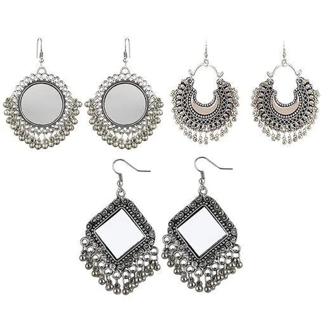 EziKart Handmade oxidised Afgani, Kashmiri, Hydrabadi, Assami Style Earring Combo For Girls & Women Best for Parties, Occasion & Festival. (B0B69DVP1M) Amazon Price History, Amazon Price Tracker