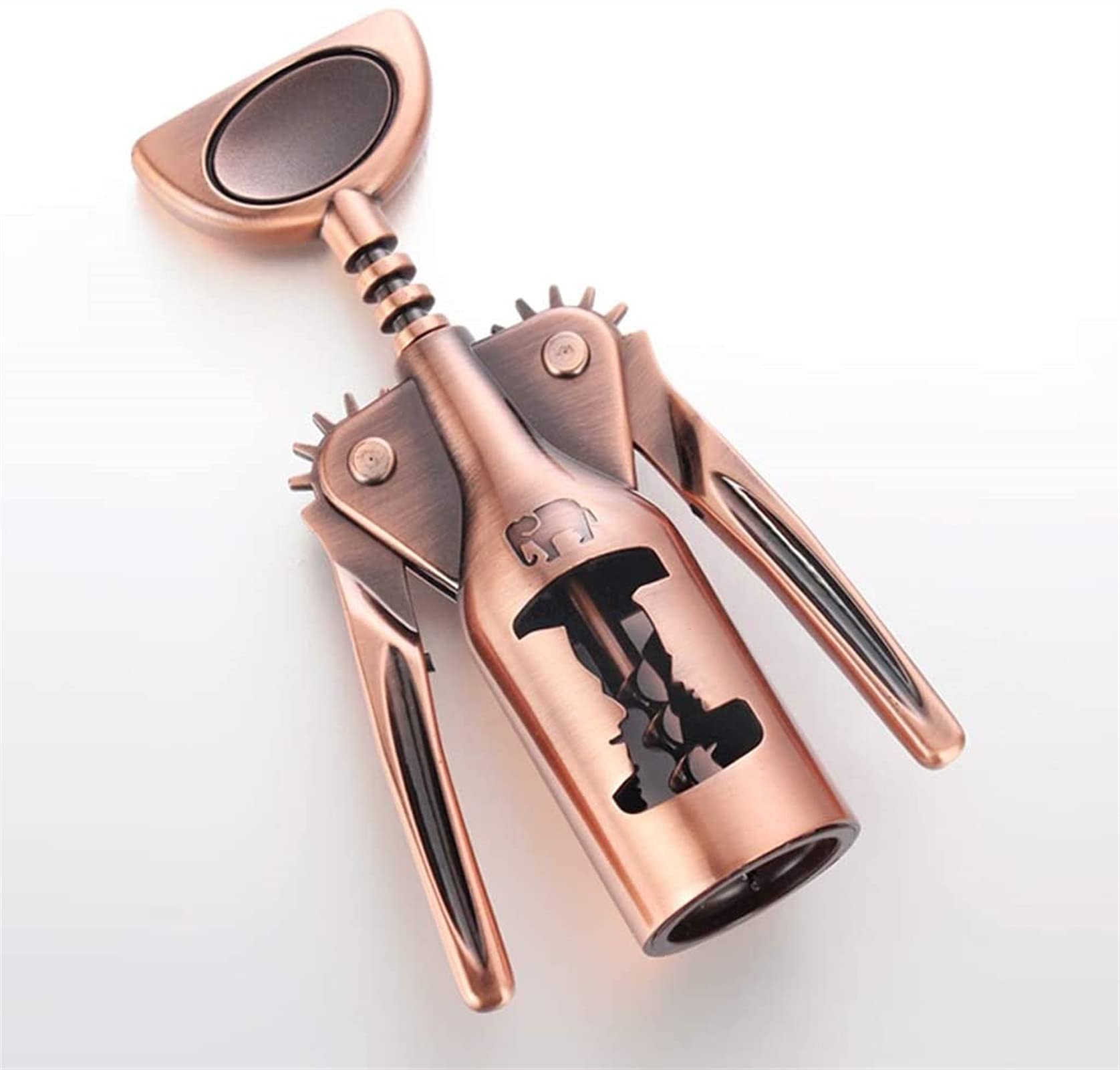 apribottiglie elettrico per vino， Cavatappi ad ala, apribottiglie multifunzionale for vino e birra, cavatappi for vino for tutte le bottiglie con tappo in sughero e birra