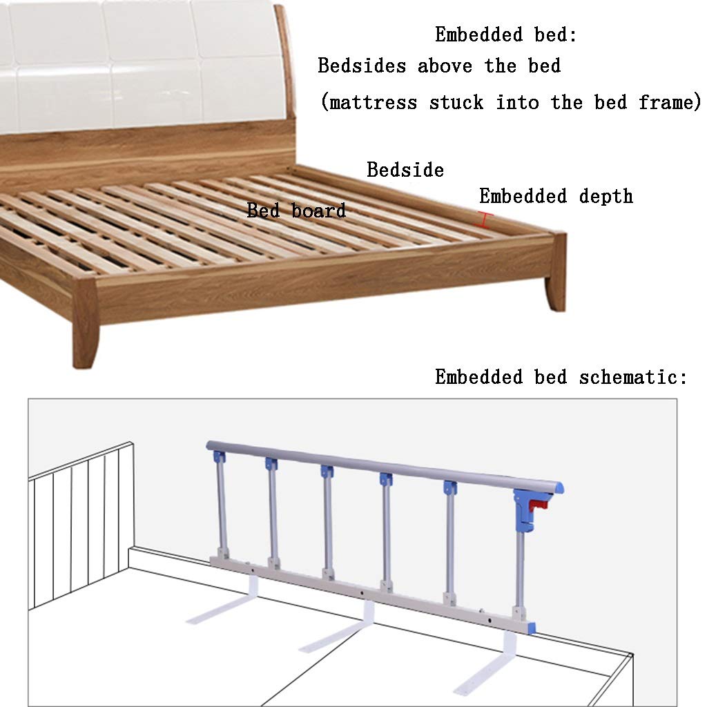 WCX Guardavia Del Letto Bracciolo Sponda Di Sicurezza Portatile Per Anziani Adulti Bambini Pieghevole In Ospedale Comodino Paraurti Bumper Handicap Dispositivi Di Assistenza Medica