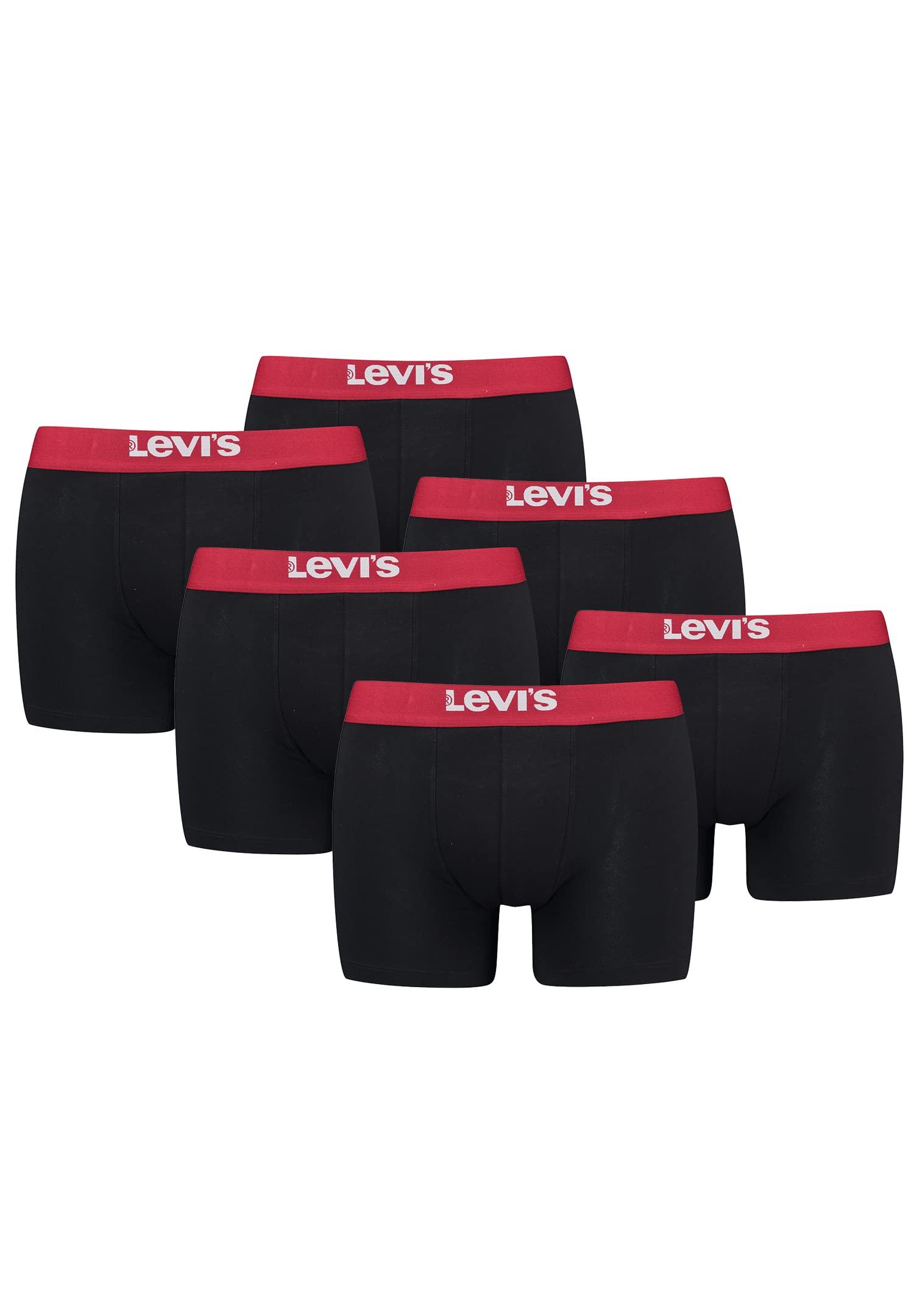Levi's Levi's Solid Basic Boxers voor heren (6 stuks) heren boxershorts