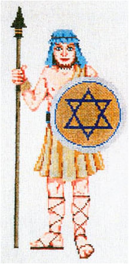 MACABEE HAND PAINTED NEEDLEPOINT CANVAS BY SANDRA GILMORE, CANVAS ONLY, NOT A KIT