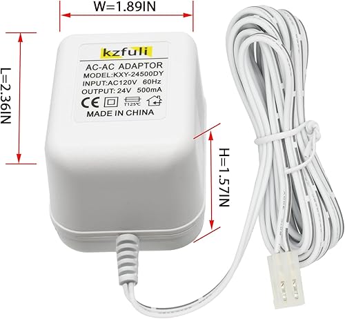 Miniatura 2 de El adaptador de corriente alterna 24V500mA es compatible con el temporizador de riego Rain Bird UT1 SST Series, reemplaza los accesorios del sistema