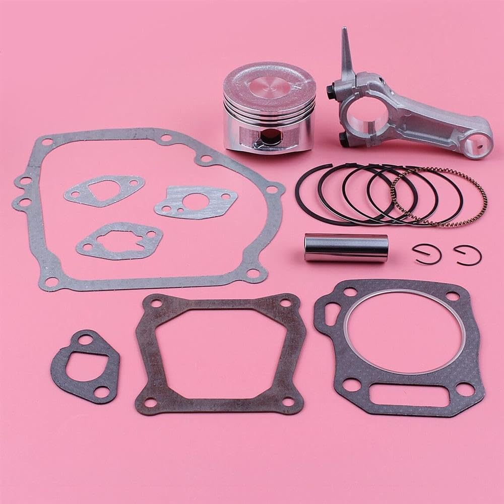 Replacement Part for Connecting Rod 68mm Piston Gasket Kit Fits for H0nda GX160 5.5HP Engine 13200-ZE1-010#dupart2462181