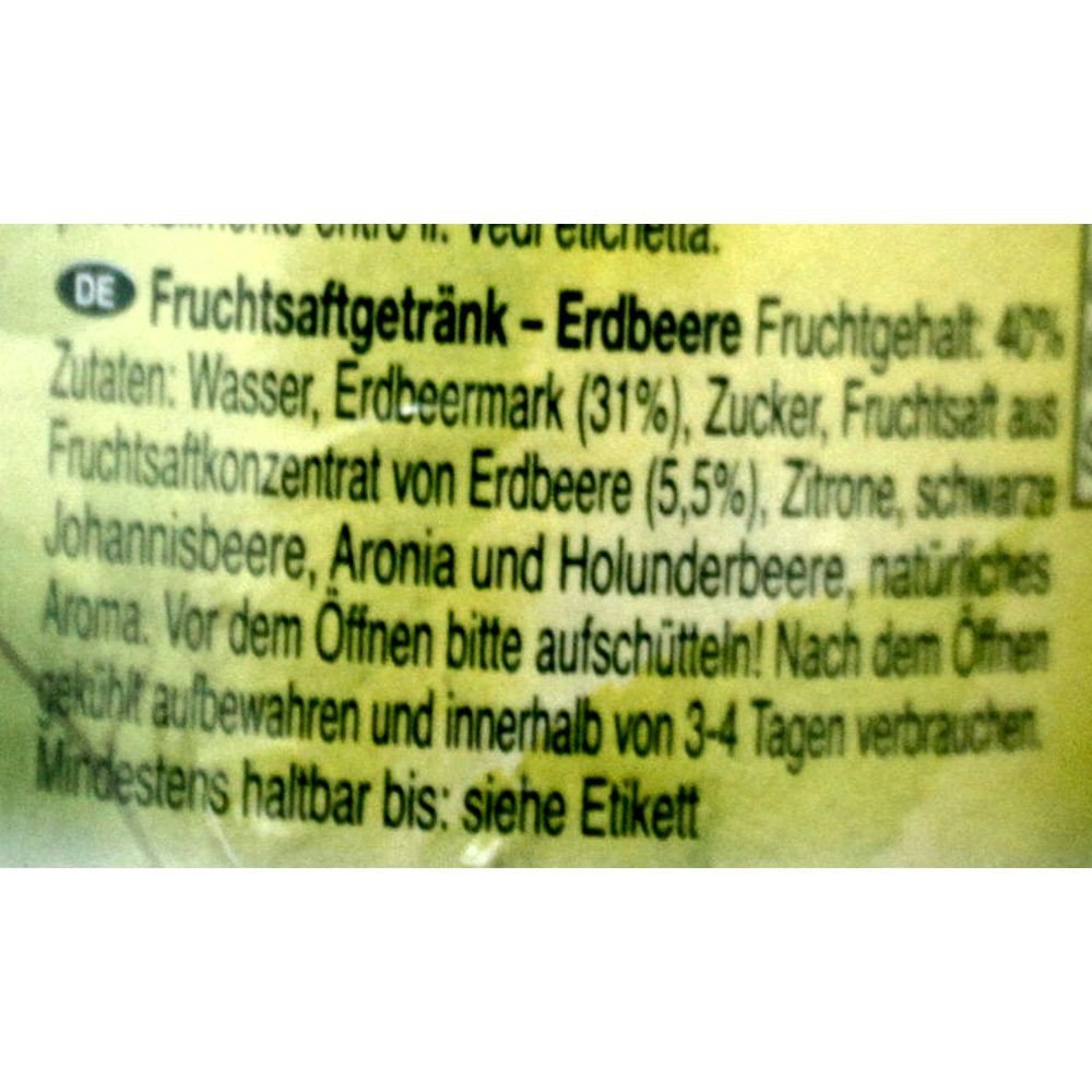 Pago Erdbeersaft (12x0,2l Flaschen)