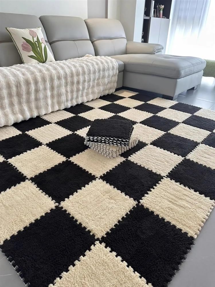 20 piezas de baldosas de espuma para piso, baldosas de alfombra despegables y adhesivas, fáciles de limpiar, tapete de escalada suave y difuso para actividades comerciales y de decoración del hogar (m