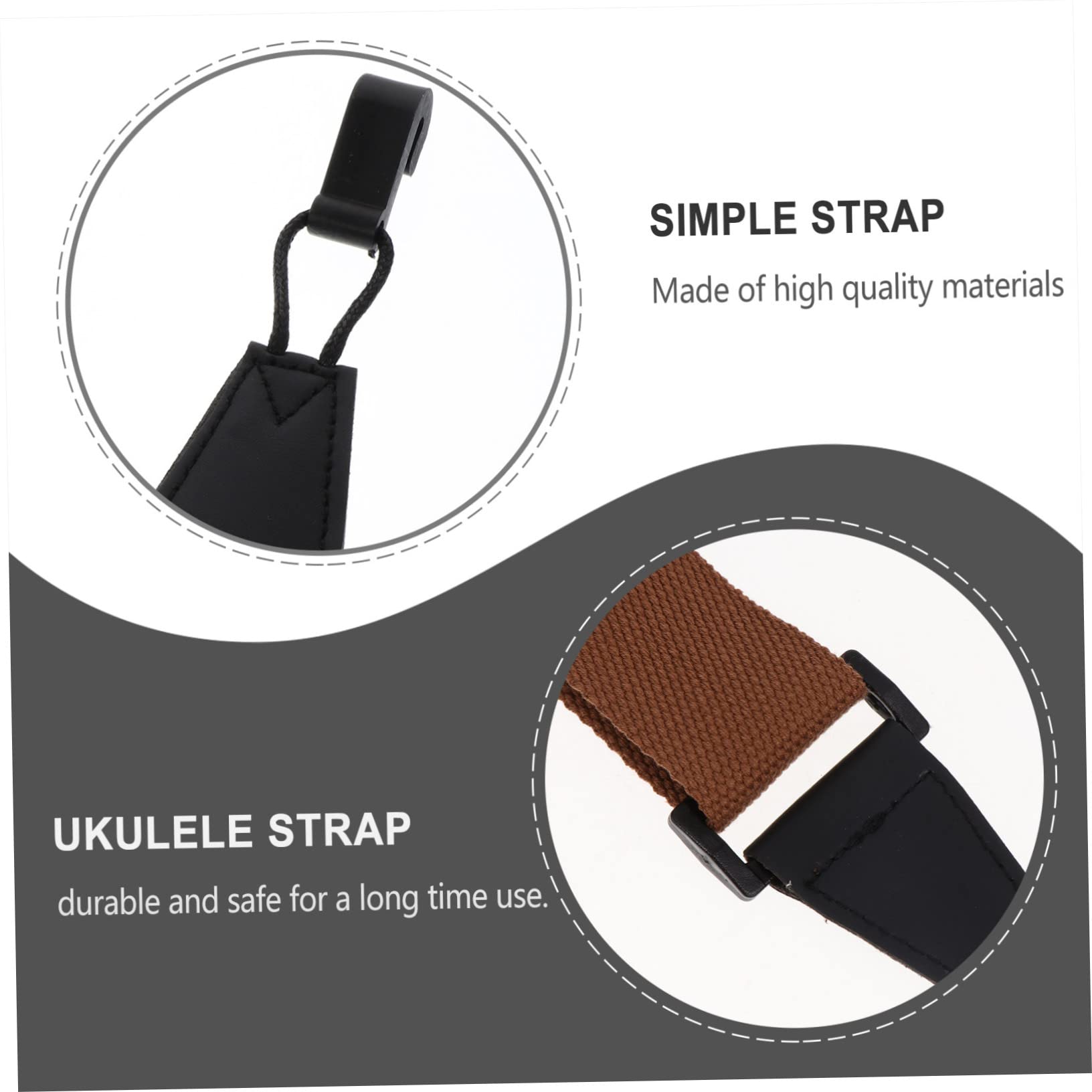 SHOWERORO 3stücke Ukulele Strap Bohren Verstellbare Und Praktische Instrumenten-gurte Für Ukulele Bass Und Andere Saiteninstrumente Für Musiker