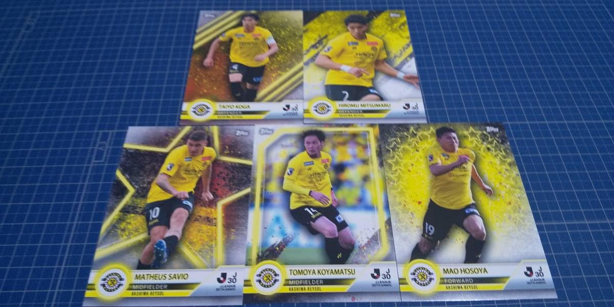 Amazon.co.jp: Topps 柏レイソル 5枚セット J-League 30thAnniversary 