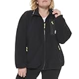 Womens Sport Full Zip Hybrid Polar Fleece Jacket