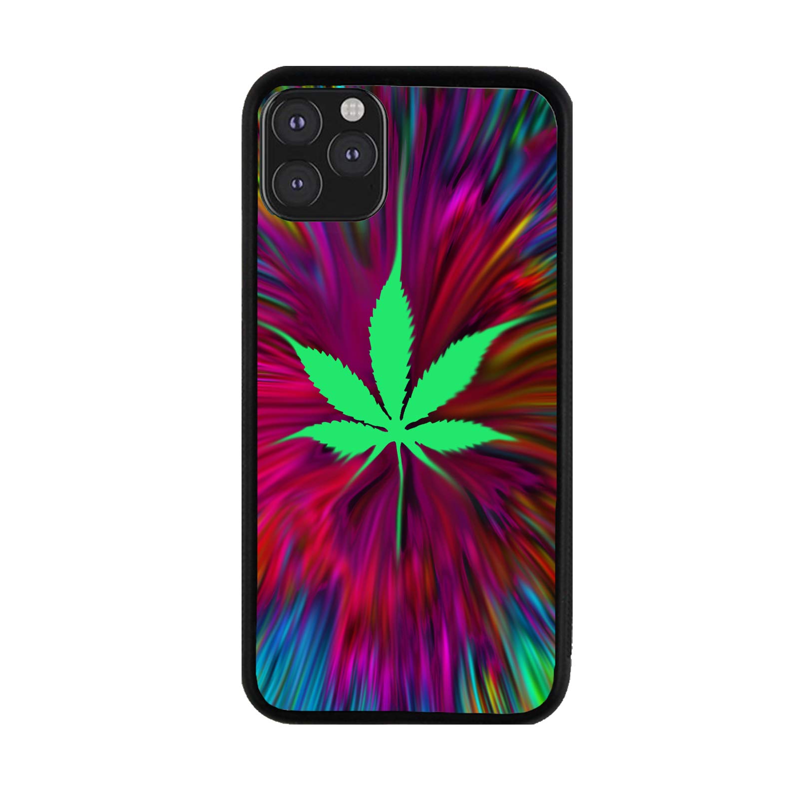 Bleu Reign Phone Case for iPhone Trippy Pot Leaf, iPhone 5 to 15