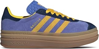 adidas Originals adidas Gazelle Bold Women's Sneakers, Night Indigo/EQT Yellow/Real Lilac, Size 6