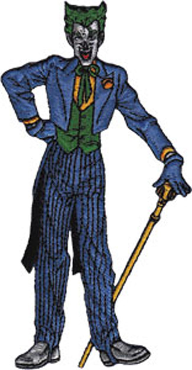C&D Visionary P-DC-0018 Patch DC Comics JOKR, Joker Standing