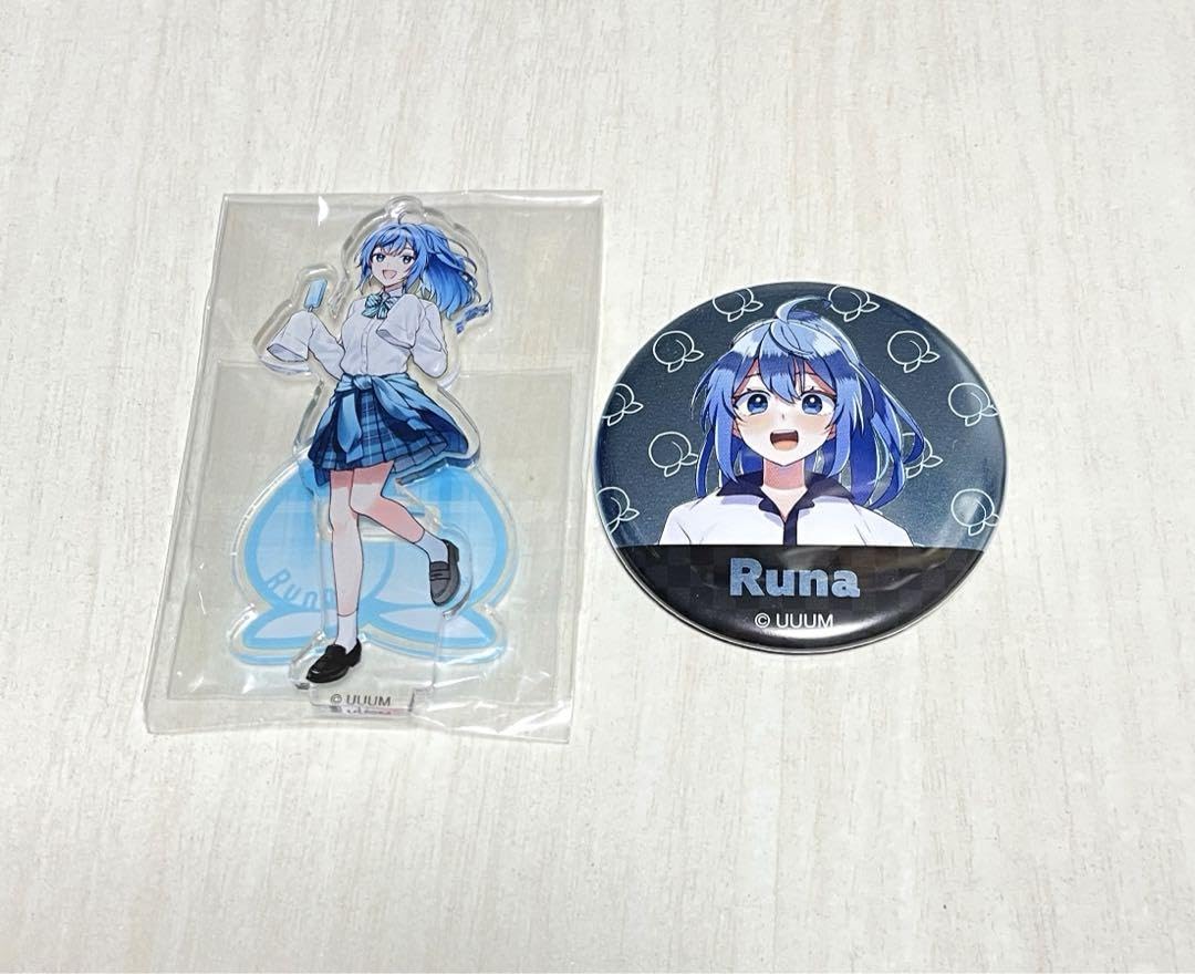 Amazon.co.jp: るな カラフルピーチ アクリルスタンド 缶バッジ