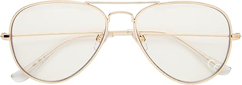 Miniatura 4 de Foster Grant Farrah Pop of Power - Gafas de lectura con luz azul estilo bifocal, estilo aviador, Oro